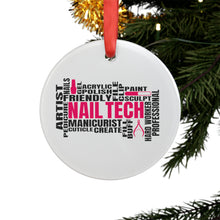 Load image into Gallery viewer, Acrylic Ornament with Ribbon